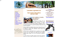 Desktop Screenshot of loghomes.ca